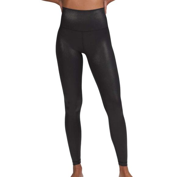Lululemon Align High-Rise Pant 28" Shine Radiate Foil Print Black Size 0 NWT - Picture 1 of 12